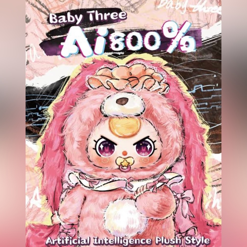 RARE SECRET Baby Three Ai 800% Plush Doll